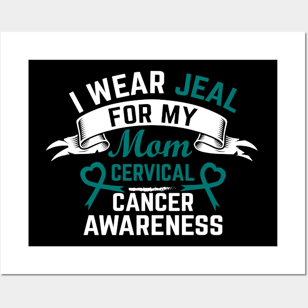 Cervical Cancer Awareness Wall Art by Anonic